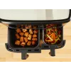 Tefal Dual Easy Fry & Grill EY905B Dviguba 8,3 L 2700 W Karšto oro gruzdintuvė Pilka