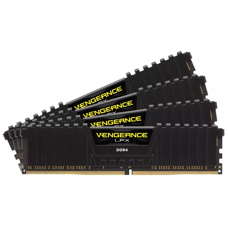 CORSAIR Vengeance LPX 16GB (2x8GB) DDR4 2400MHz CL16 atmintis, juodas radiatorius