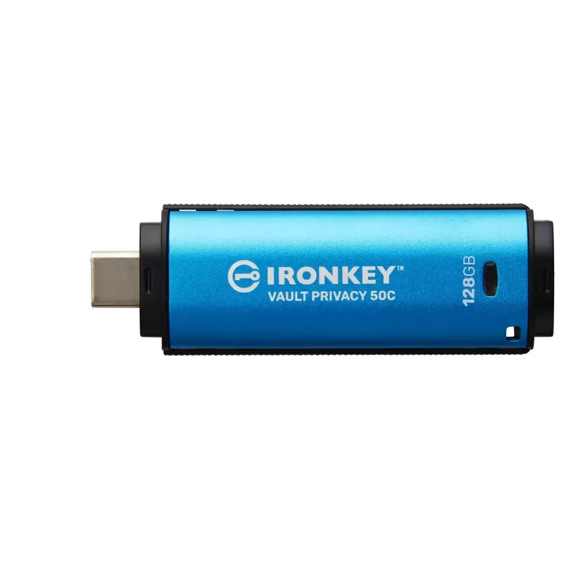 Kingston Technology IronKey 128GB USB-C Vault Privacy 50C AES-256 šifruotas, FIPS 197