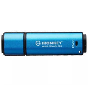 Kingston Technology IronKey 256GB USB-C Vault Privacy 50C AES-256 šifruotas, FIPS 197