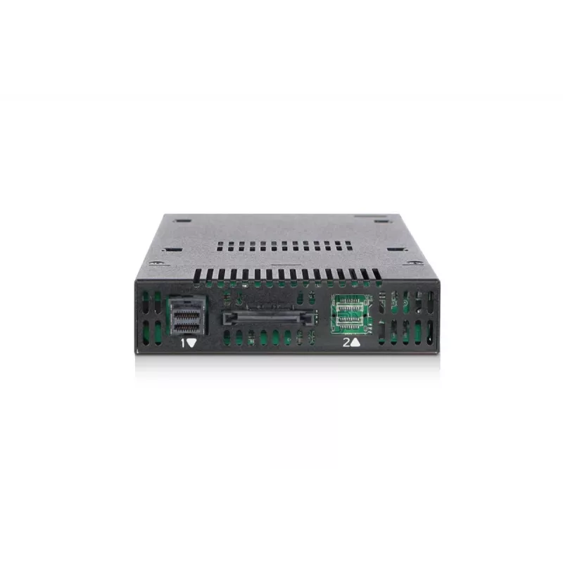 ICY DOCK ToughArmor MB833M2K-B – Mobilus krepšelis M.2 NVMe į 3,5 colio lizdą su raktu
