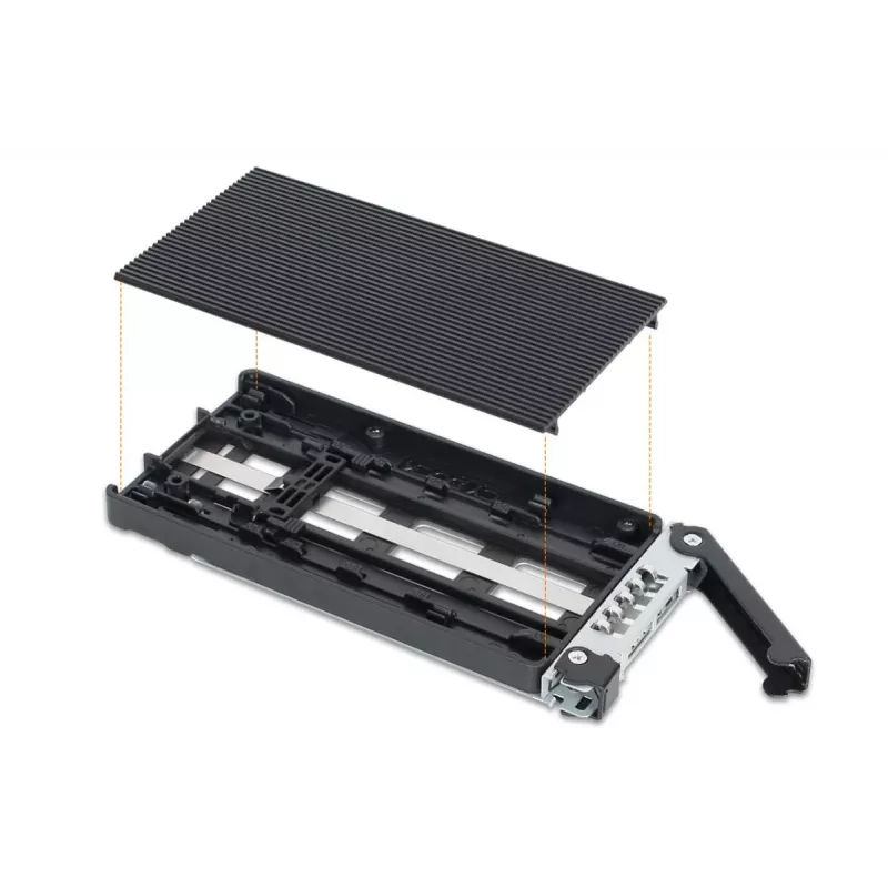 ICY DOCK ToughArmor MB833M2K-B – Mobilus krepšelis M.2 NVMe į 3,5 colio lizdą su raktu