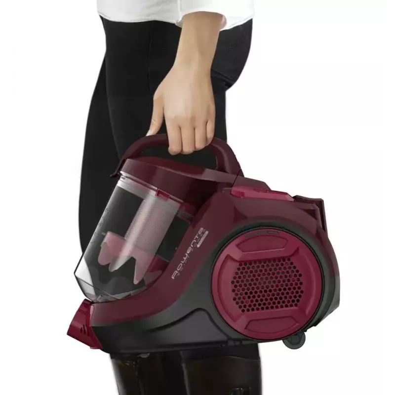 Cikloninis dulkių siurblys ROWENTA Swift Power RO2933 — 750 W, be maišelio, bordo/juodas, 4,87 kg