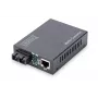 DIGITUS Media Converter, daugiamodis 10/100Base-TX į 100Base-FX, su maitinimo šaltiniu, SC jungtis, iki 2 km