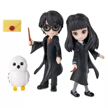 Wizarding World Magical Minis Harry Potter ir Cho Chang Draugystės Rinkinys su Būtybe