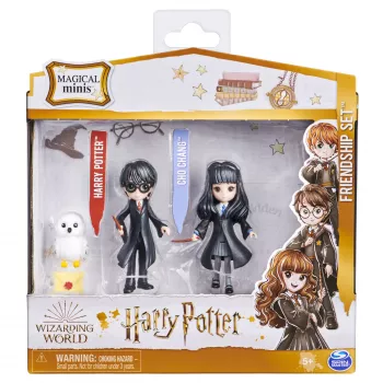 Wizarding World Magical Minis Harry Potter ir Cho Chang Draugystės Rinkinys su Būtybe
