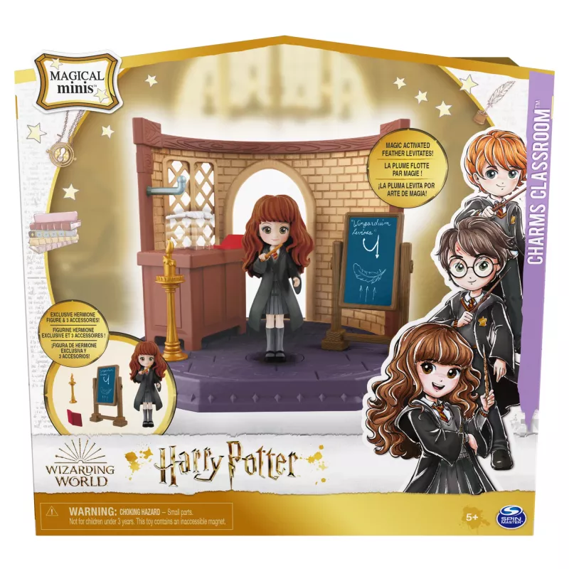 Wizarding World Harry Potter Magical Minis Kerų Klasė su Išskirtine Hermiona Įkrūkė Figūrėle ir Priedais, Žaislas Vaikams nuo 5 metų
