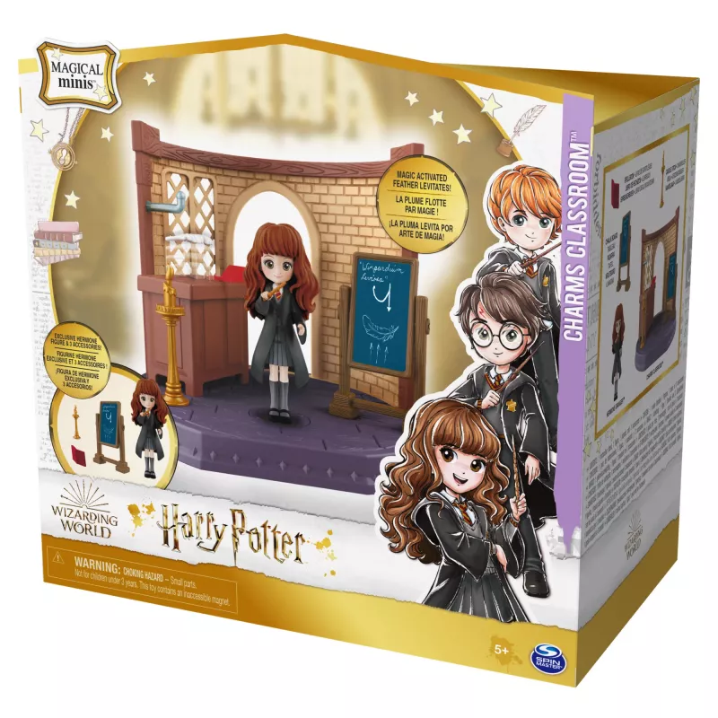 Wizarding World Harry Potter Magical Minis Kerų Klasė su Išskirtine Hermiona Įkrūkė Figūrėle ir Priedais, Žaislas Vaikams nuo 5 metų