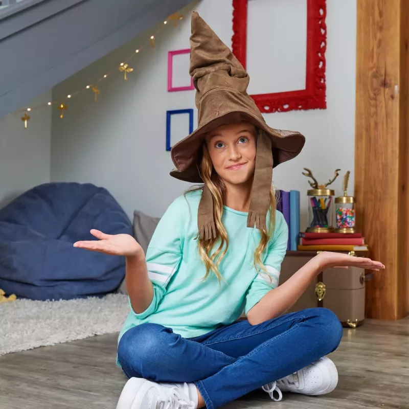 Wizarding World Harry Potter Kalbanti Rūšiavimo Skrybėlė su 15 Frazėmis Vaidmenų Žaidimams, Žaislas Vaikams nuo 5 Metų