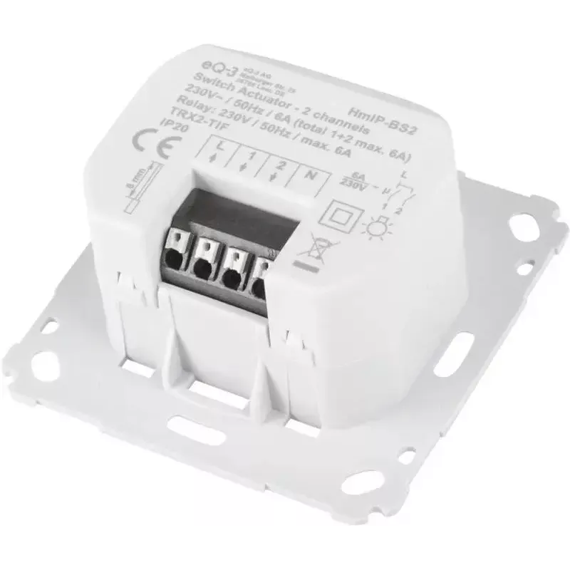 Perjungimo pavara Homematic IP 156757A0 — 230 V AC, 1380 W, 868.6 MHz