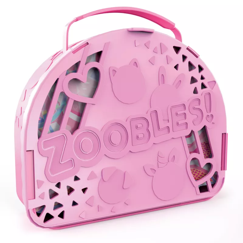 Zoobles šokių studijos multipack žaidimų rinkinys su laikymo dėžute ir 3 išskirtinėmis transformuojamomis figūrėlėmis, mergaičių žaislai nuo 5 metų