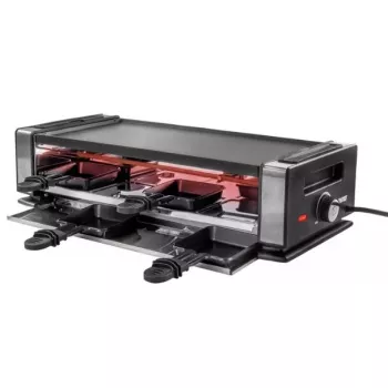 Unold 48730 raclette grilis 8 asmenims 1200 W Juoda, Nerūdijantis plienas