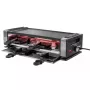 Unold 48730 raclette grilis 8 asmenims 1200 W Juoda, Nerūdijantis plienas
