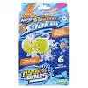 Vandens kamuoliukai HASBRO Nerf Super Soaker Hydro Balls – įmontuota talpa, 6 vnt., plastikas, mėlyna/geltona, nuo 6 m.