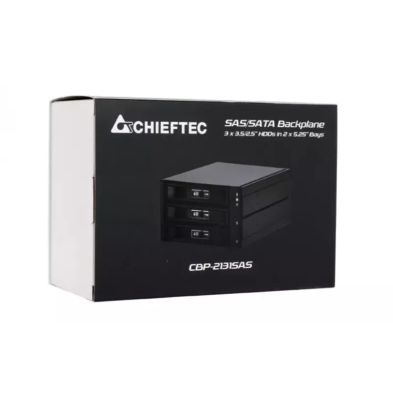 Chieftec CBP-2131SAS korpuso kištukinis skydelis, juodas