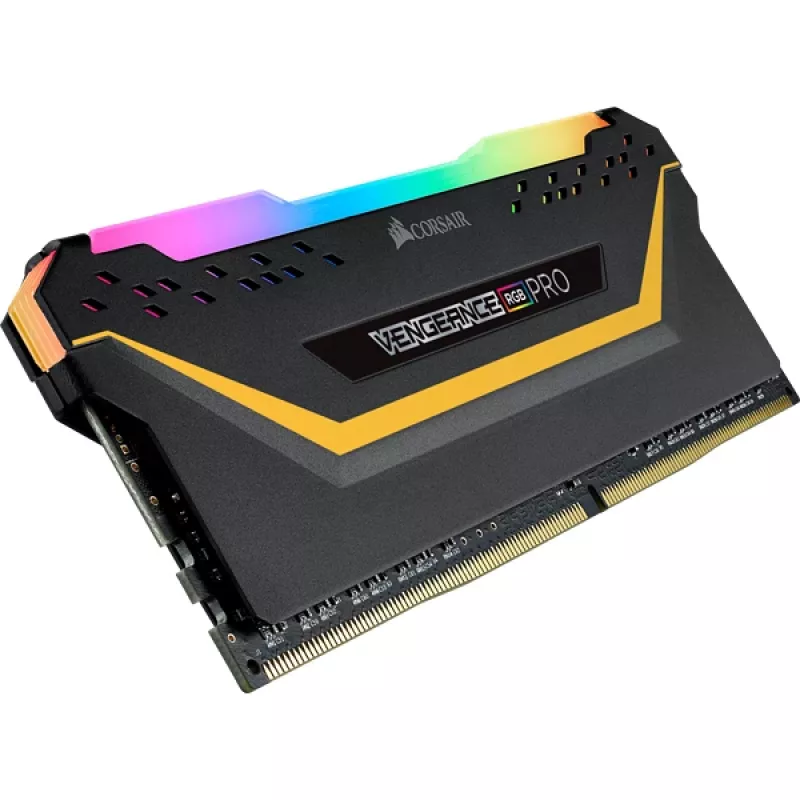 CORSAIR VENGEANCE RGB PRO 16GB (2x8GB) DDR4 3200MHz CL16 atminties rinkinys - Juoda (atidaryta pakuotė)