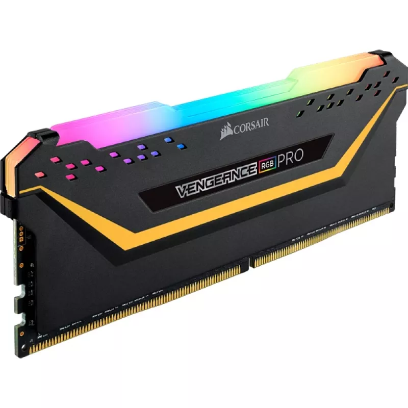 CORSAIR VENGEANCE RGB PRO 16GB (2x8GB) DDR4 3200MHz CL16 atminties rinkinys - Juoda (atidaryta pakuotė)