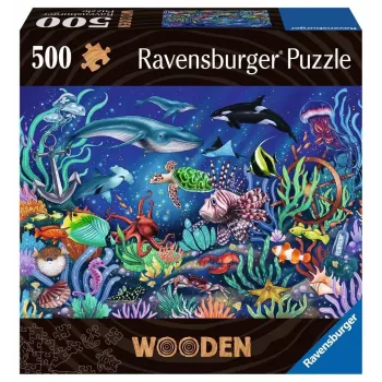 Dėlionė Ravensburger 17515 500 dalių Gyvūnai po vandeniu
