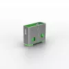 Lindy USB prievadų blokatorius (be rakto) – 10 vnt. pakuotė, spalva: žalia