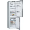 Bosch Serie 6 KGE36AICA šaldytuvas-šaldiklis, laisvai pastatomas, 308 L, nerūdijantis plienas