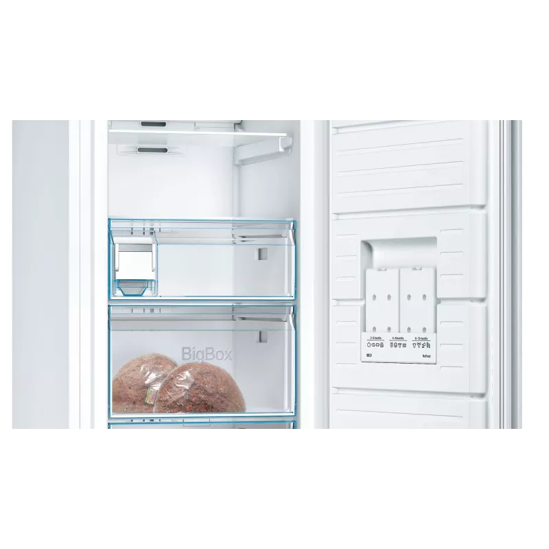 Bosch Serie 6 GSN51DWDP šaldiklis Stalčinis šaldiklis Laisvai pastatomas 290 L Baltas