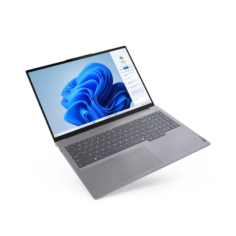 Nešiojamas kompiuteris Lenovo ThinkBook 16 G7 ARP AMD Ryzen™ 5 7535HS 40,6 cm (16 colių) WUXGA 16 GB DDR5-SDRAM 512 GB SSD Wi-Fi 6E (802.11ax) Windows 11 Pro Pilka