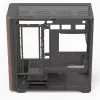 Mini bokštinis korpusas Aerocool D301A Black Wood ATX maitinimo šaltiniui