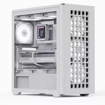 Korpusas Aerocool D502A Midi Tower Baltas