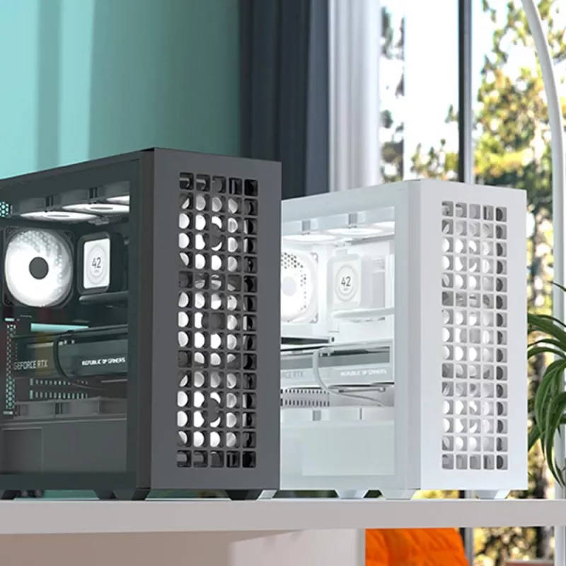 Korpusas Aerocool D502A Midi Tower Baltas
