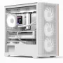 Aerocool D301A Mini Tower Baltas, Medinis