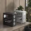 Aerocool D301A Mini Tower Baltas, Medinis