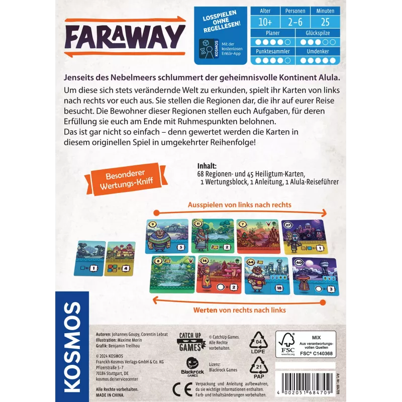 Kosmos Faraway – Kortų žaidimas