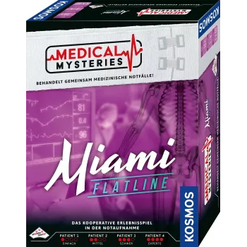 Kosmos Medical Mysteries - Miami Flatline stalo žaidimas, Dedukcija, 60 min