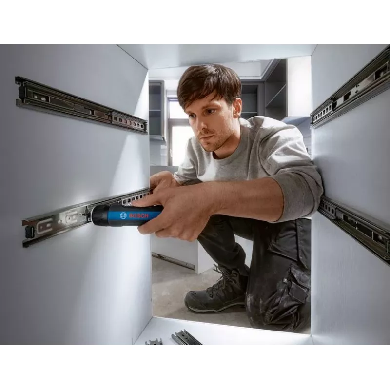 Bosch GO 3 Professional 06019H2201 belaidis suktuvas, 3,6 V, 360 aps./min., 1/4 colio, mini dėžutėje, mėlynas/juodas