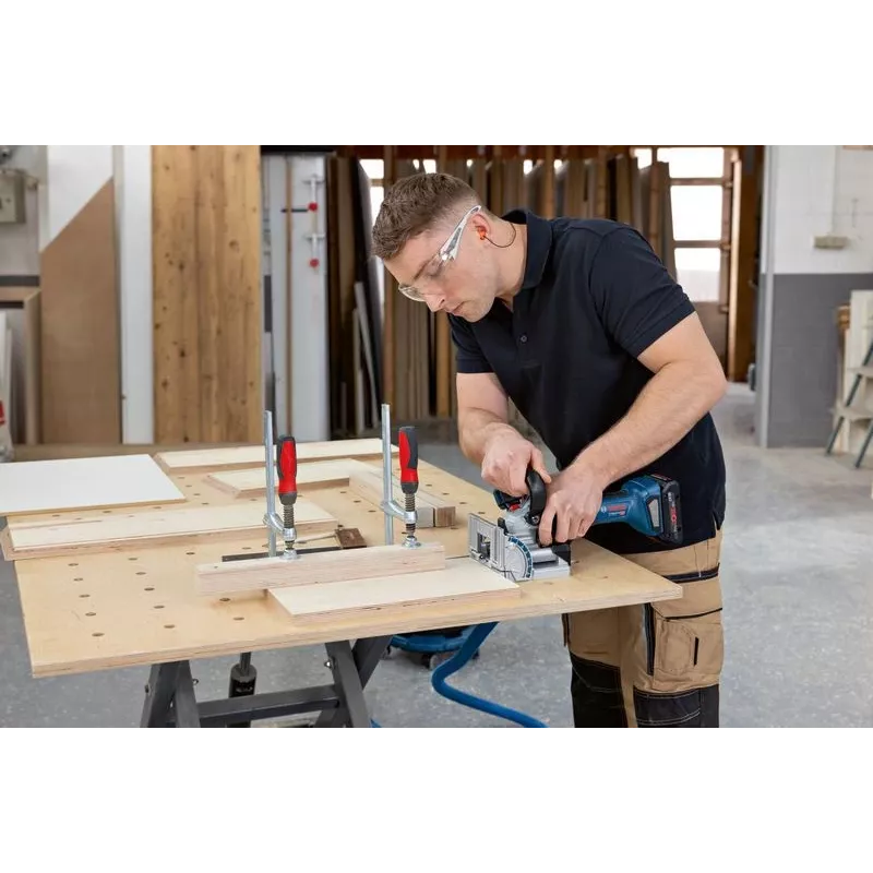 Bosch GFF 18V-22 Professional kampinis šlifuoklis 11000 aps./min. Juoda, Mėlyna