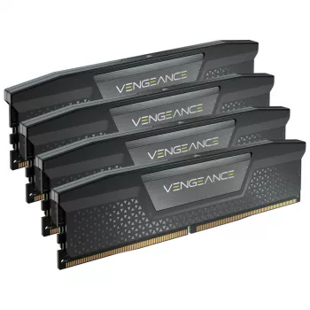 CORSAIR Vengeance 64GB (4x16GB) DDR5 6400MHz CL32 atminties rinkinys – juodas