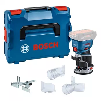 Bosch GKF 18V-8 delninė freza, juoda, mėlyna, 30000 RPM