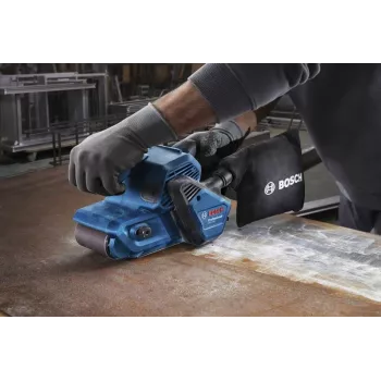 Bosch GBS 750 Professional juostinis šlifuoklis juodas, mėlynas 850 W
