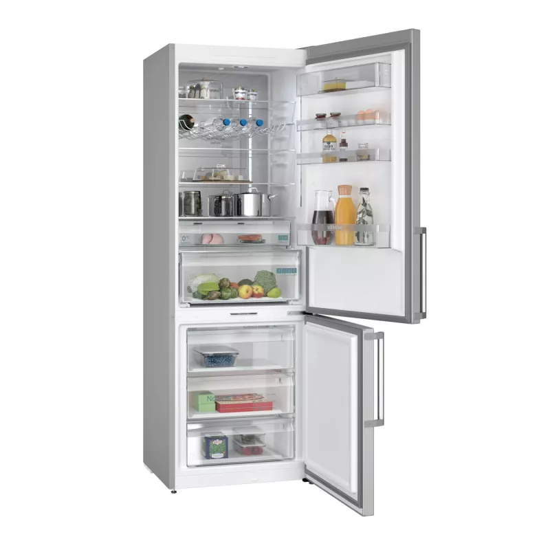 Šaldytuvas-šaldiklis Siemens iQ500 KG49NAICT Laisvai pastatomas 440 L Nerūdijantis plienas