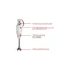 Panardintuvinis blenderis ESGE M 122 S 0.6 L 140 W Baltas