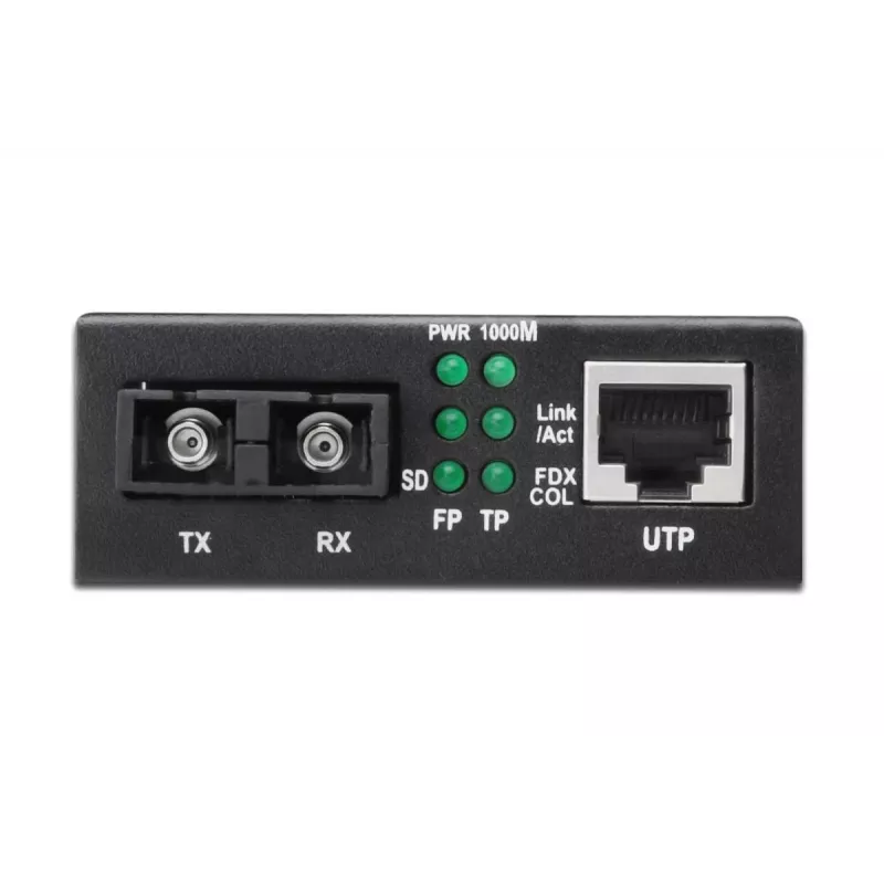 DIGITUS Professional Gigabit medijos keitiklis, RJ45 / SC (DN-82121-1)