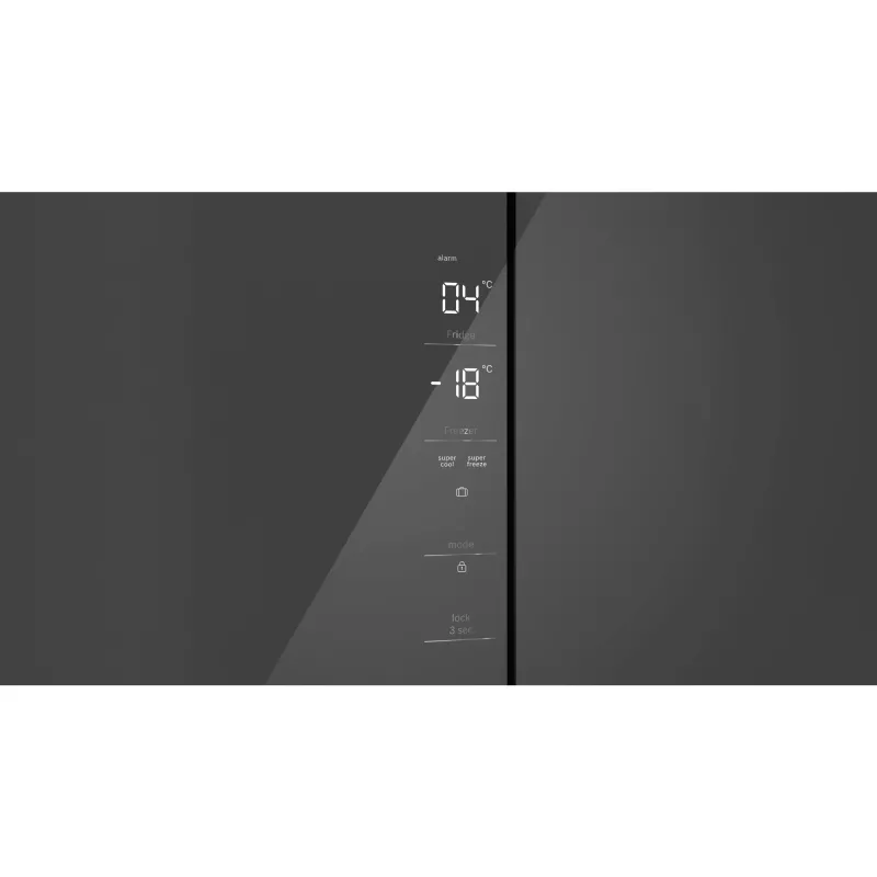 Šaldytuvas Bosch Serie 4 KMC85LEEA, šaldiklis apačioje, French door, 547 L, pilkas
