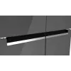 Šaldytuvas Bosch Serie 4 KMC85LEEA, šaldiklis apačioje, French door, 547 L, pilkas