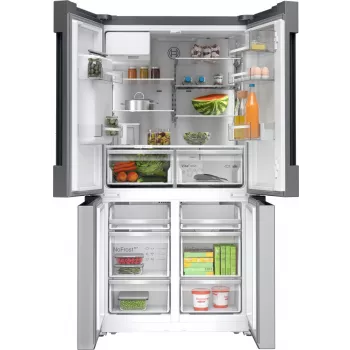 Šaldytuvas Bosch Serie 6 KFI96APEA šalia šalia 574 L Brushed steel