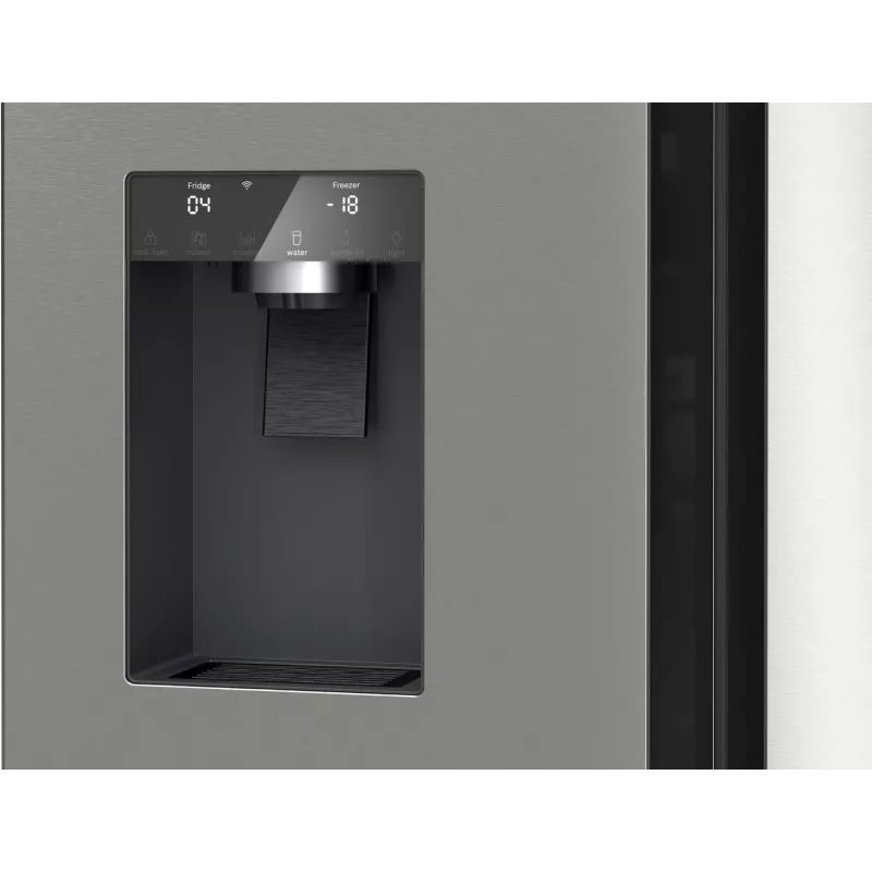 Šaldytuvas Bosch Serie 6 KFI96APEA šalia šalia 574 L Brushed steel