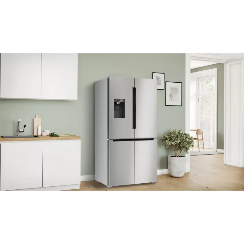 Šaldytuvas Bosch Serie 6 KFI96APEA šalia šalia 574 L Brushed steel
