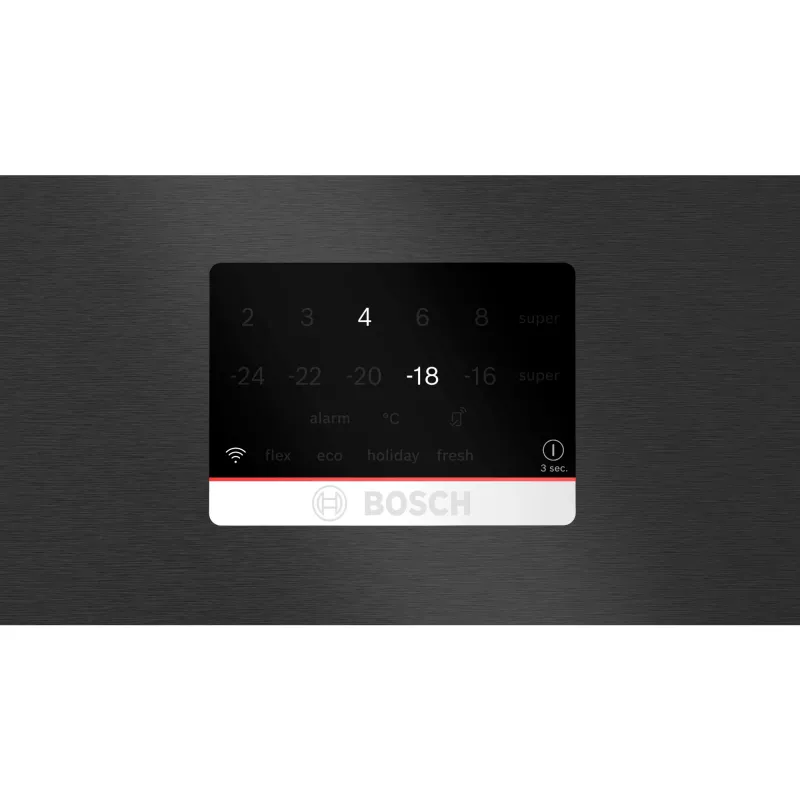 Bosch Serie 8 KGP86AXB0N šaldytuvas-šaldiklis Laisvai pastatomas 621 L Juoda, Nerūdijantis plienas