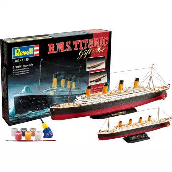Laivo modelis REVELL RMS Titanic 1:700 / 1:1200 – plastikinis modelio rinkinys (MPN 05727)