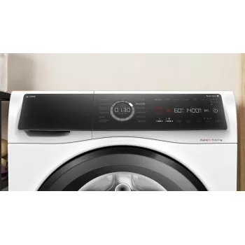 Bosch Serie 8 WNC254A40 skalbyklė su džiovykle, priekinio pakrovimo, laisvai pastatoma, balta