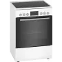 Bosch Serie 4 HKR39C220 laisvai pastatoma viryklė su elektrine keramine kaitlente, balta